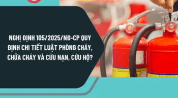 Nghị định 105/2025/NĐ-CP quy định chi tiết một số điều và biện pháp thi hành Luật Phòng cháy, chữa cháy và cứu nạn, cứu hộ